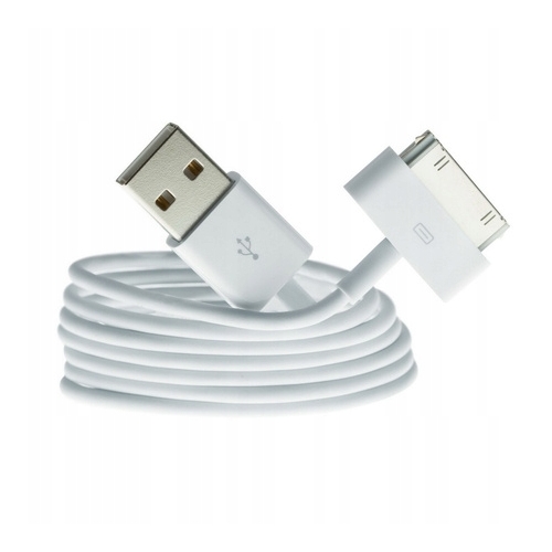 Kabel USB/Apple 30-pin BIAŁY 1M Szybkie ładowanie