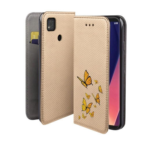 Etui z klapką do XIAOMI REDMI 9C wzór MOTYLKI