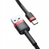 Kabel BASEUS USB/TYP C 2M CZARNO-CZERWONY